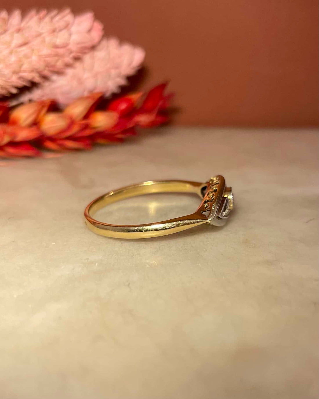 Bague Art déco Diamants Vintage &quot;Linnea&quot;