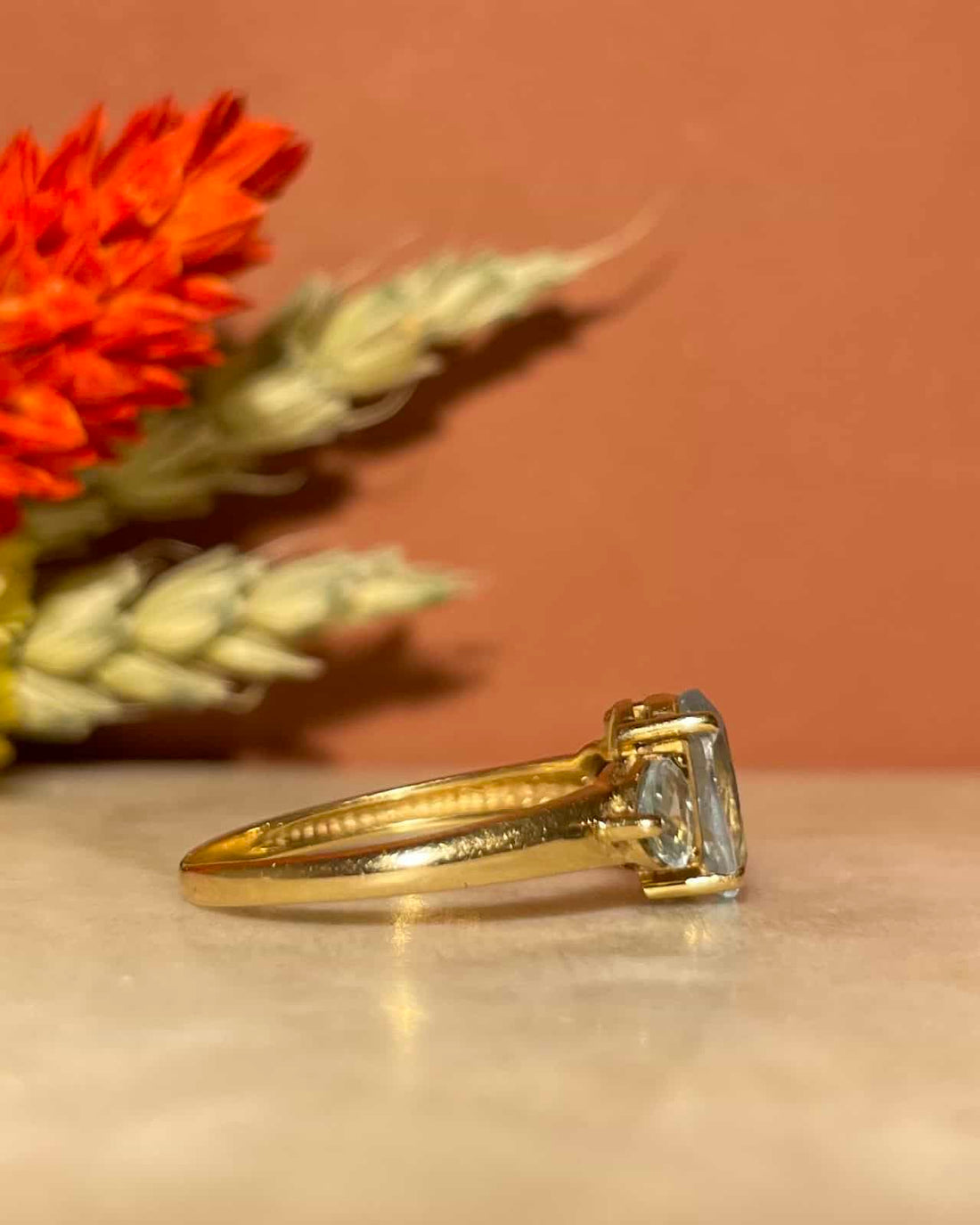 Bague Trilogie Topaze 1.75 carat &quot;Nalani&quot;