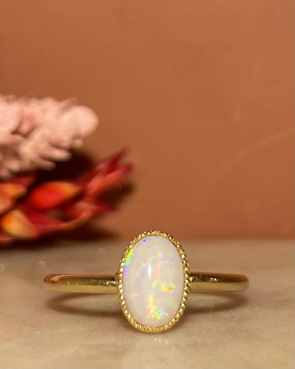 Bague Vintage Opale &quot;Hania&quot;