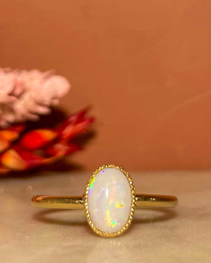 Bague Vintage Opale &quot;Hania&quot;