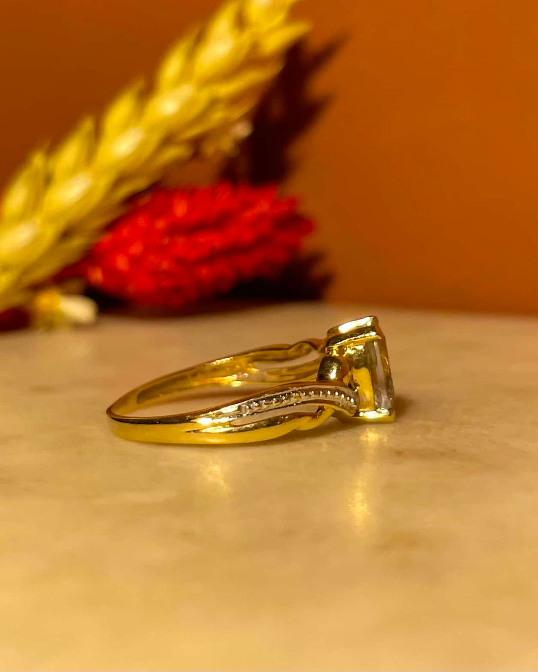 Bague Solitaire Topaze &quot;Ezra&quot;