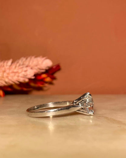 Bague Solitaire Aigue-marine 1.70 carat &quot;Matis&quot;