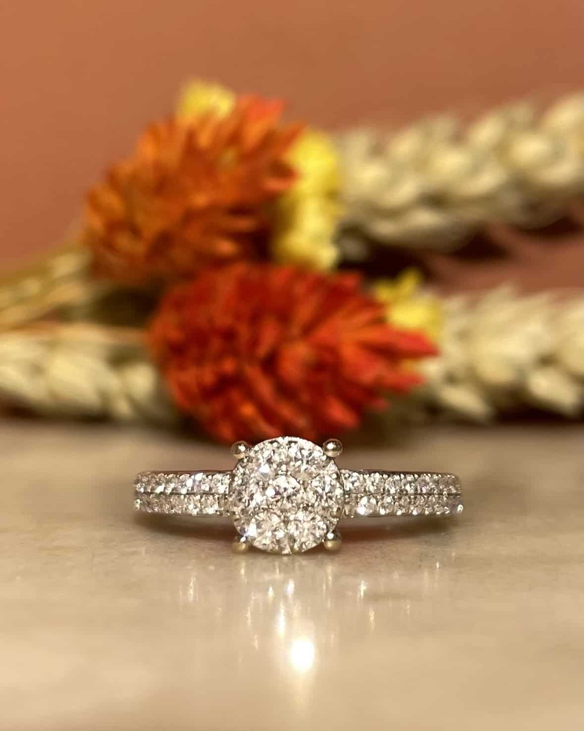 Bague Solitaire 43 Diamants "Layna"