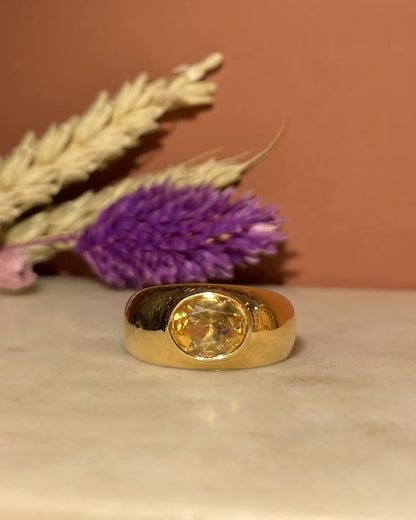 Anillo brazalete de citrino de 1,80 quilates «Louann»