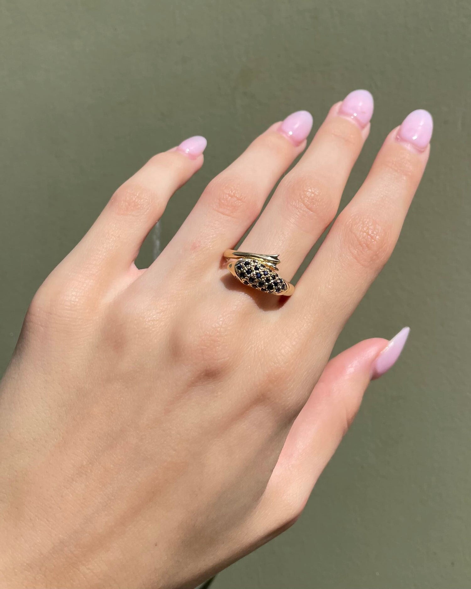 Bague Dauphin 24 Saphirs et Diamants &quot;Émmaé&quot;
