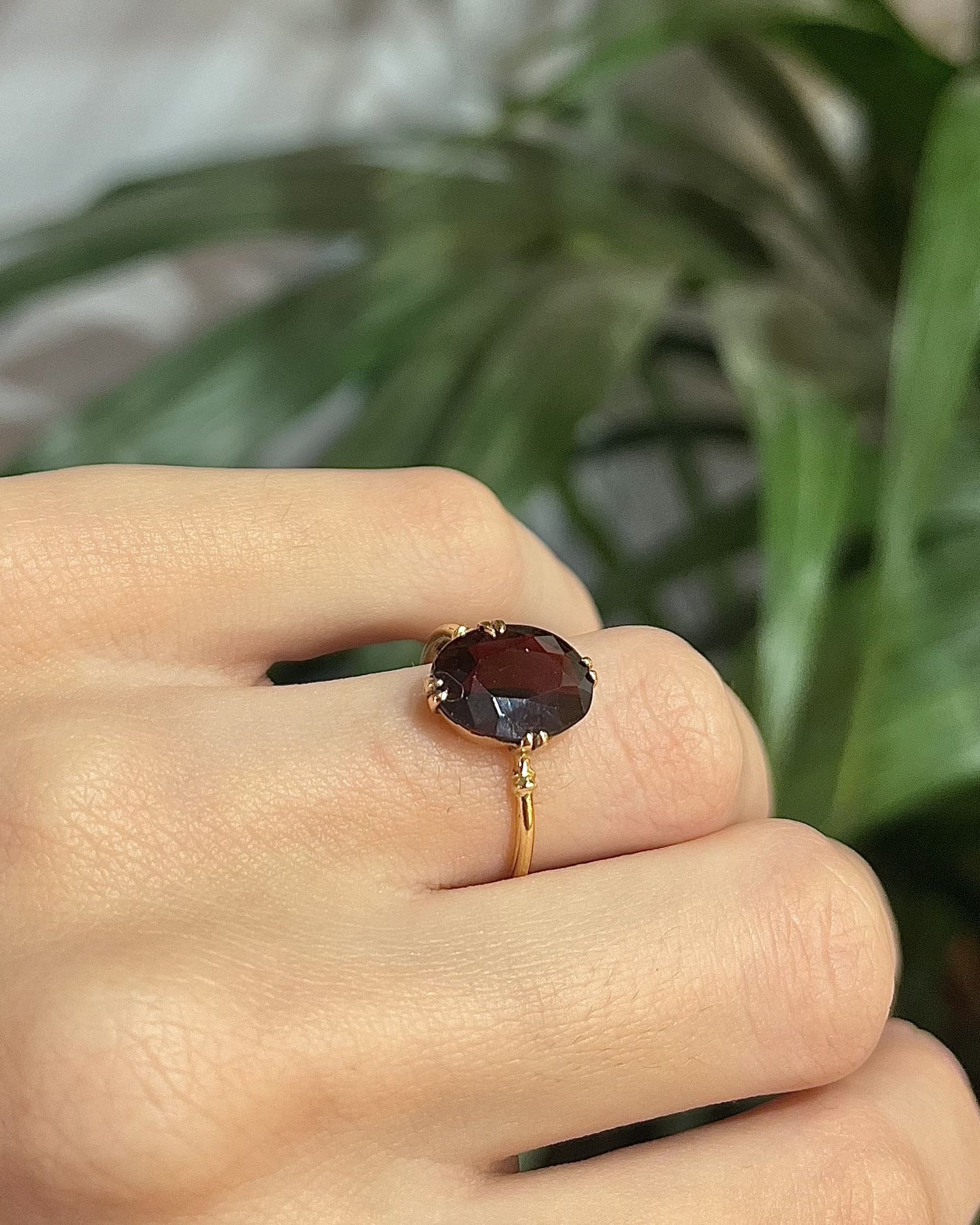 Bague Cocktail Grenat 5 carats &quot;Aviana&quot;