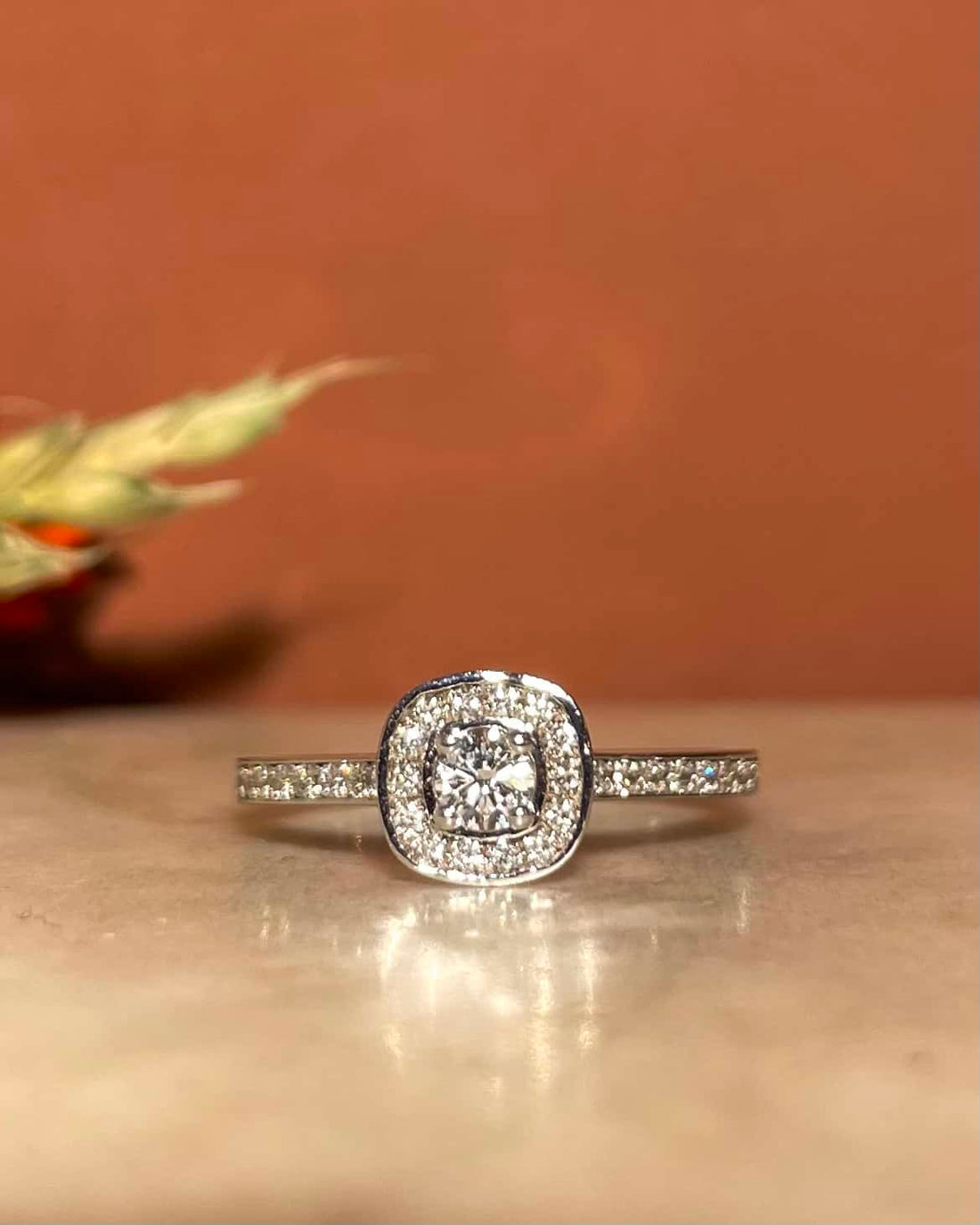 Bague Solitaire 31 Diamants &quot;Vivienna&quot;