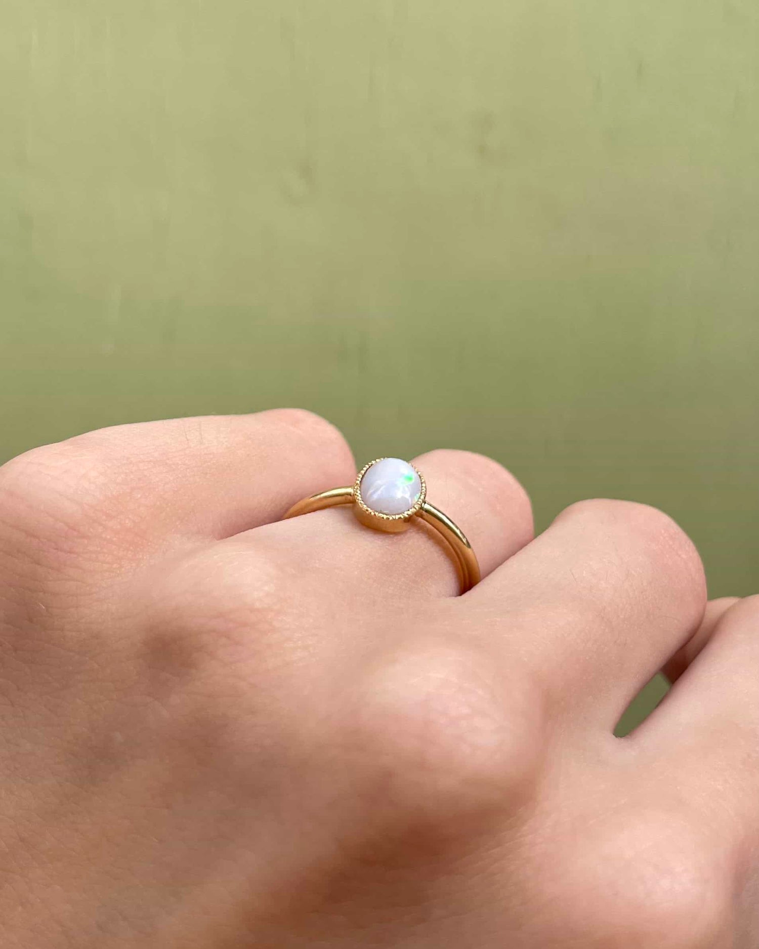 Bague Vintage Opale &quot;Hania&quot;