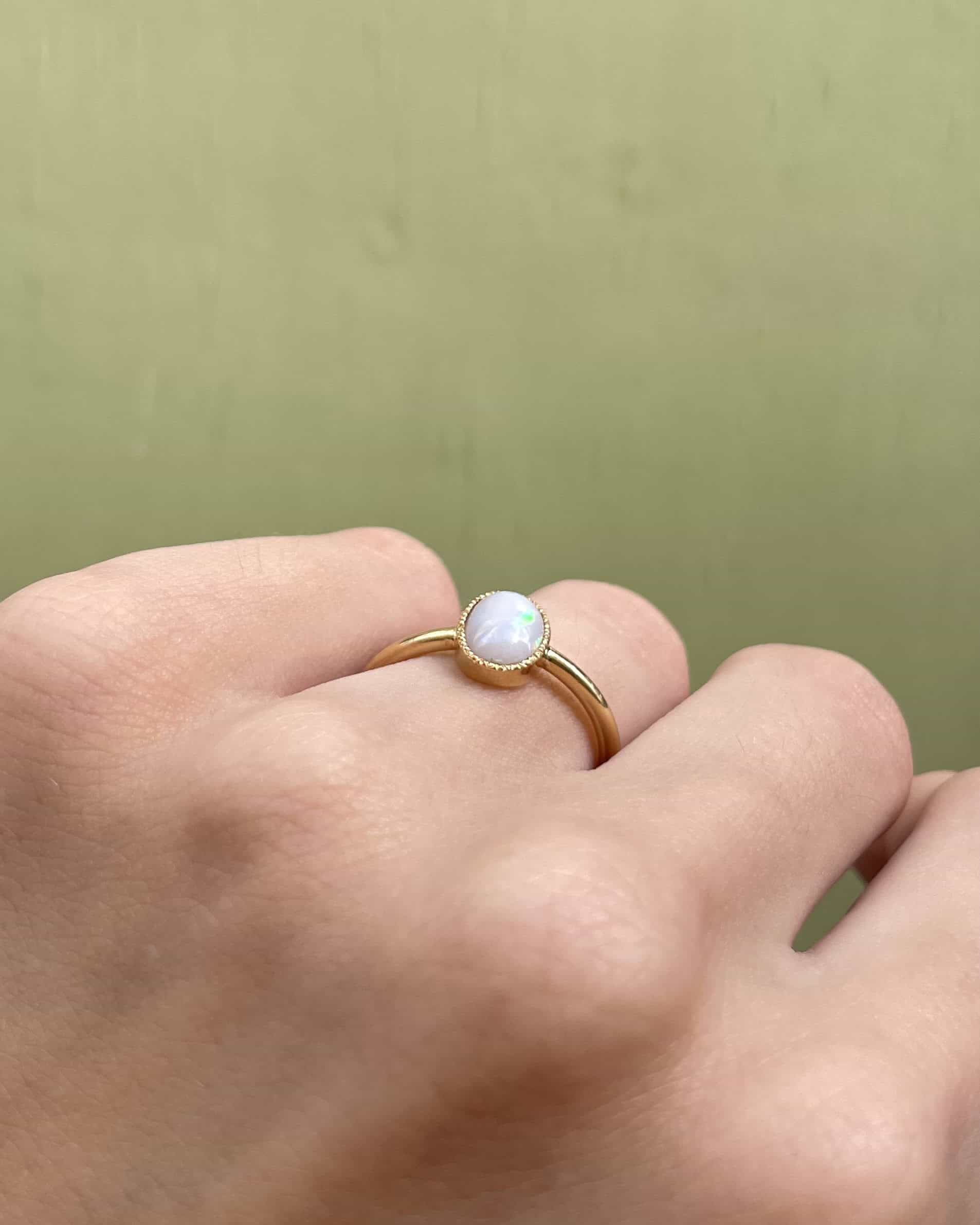 Bague Vintage Opale "Hania"