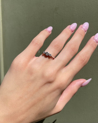 Bague Trilogie Diamants 0.30 carat &quot;Laure&quot;