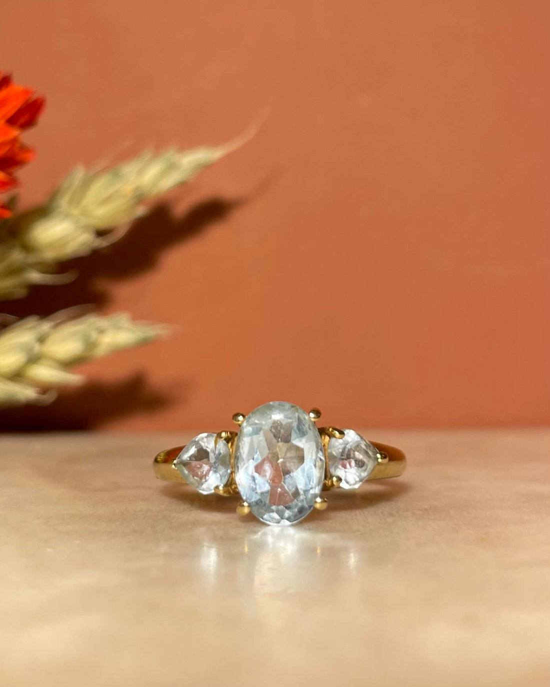 Bague Trilogie Topaze 1.75 carat &quot;Nalani&quot;