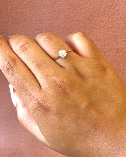 Bague Solitaire Diamant 1.10 carat "Emmeline"