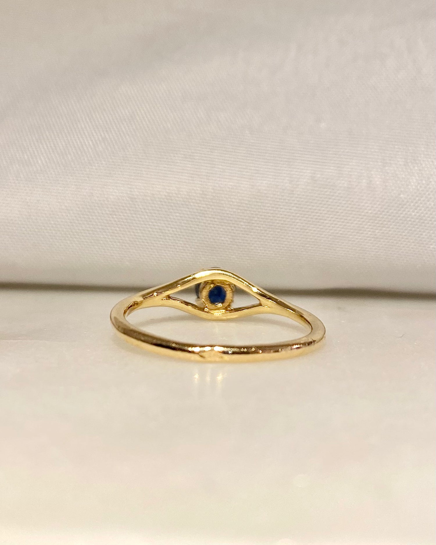Solitaire Saphir 0.20 carat &quot;Béa&quot;