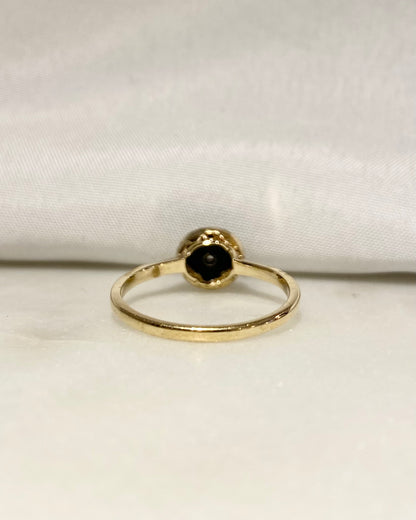 Bague Art-Déco Onyx &amp; Diamants &quot;Adèle&quot;