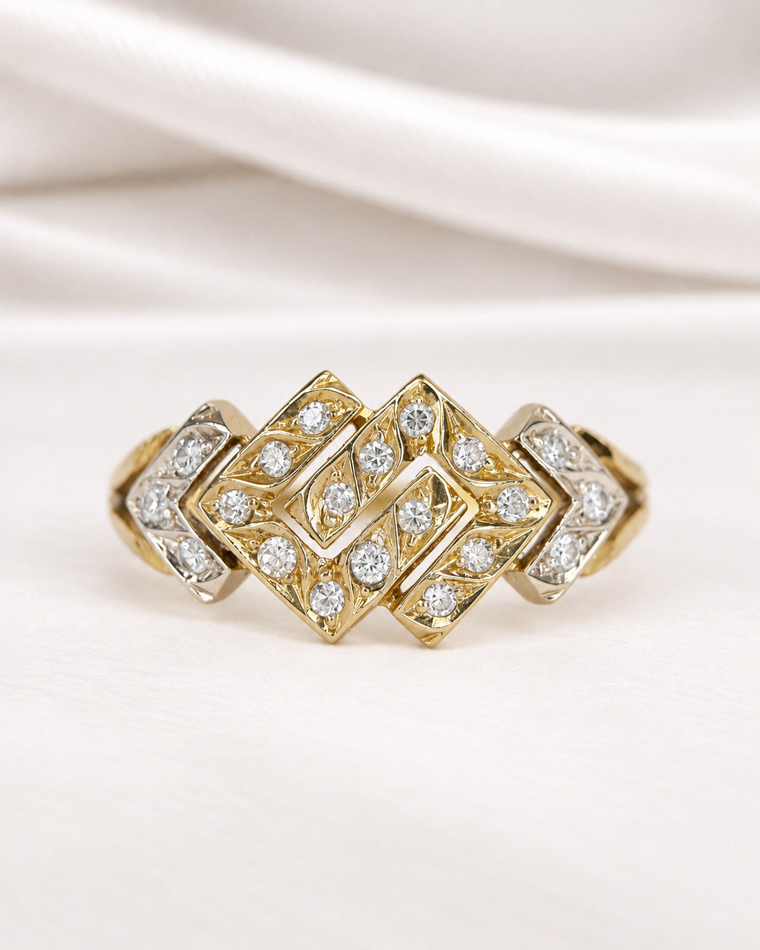 Bague Bandeau Diamants 0.20 carat "Isadora"