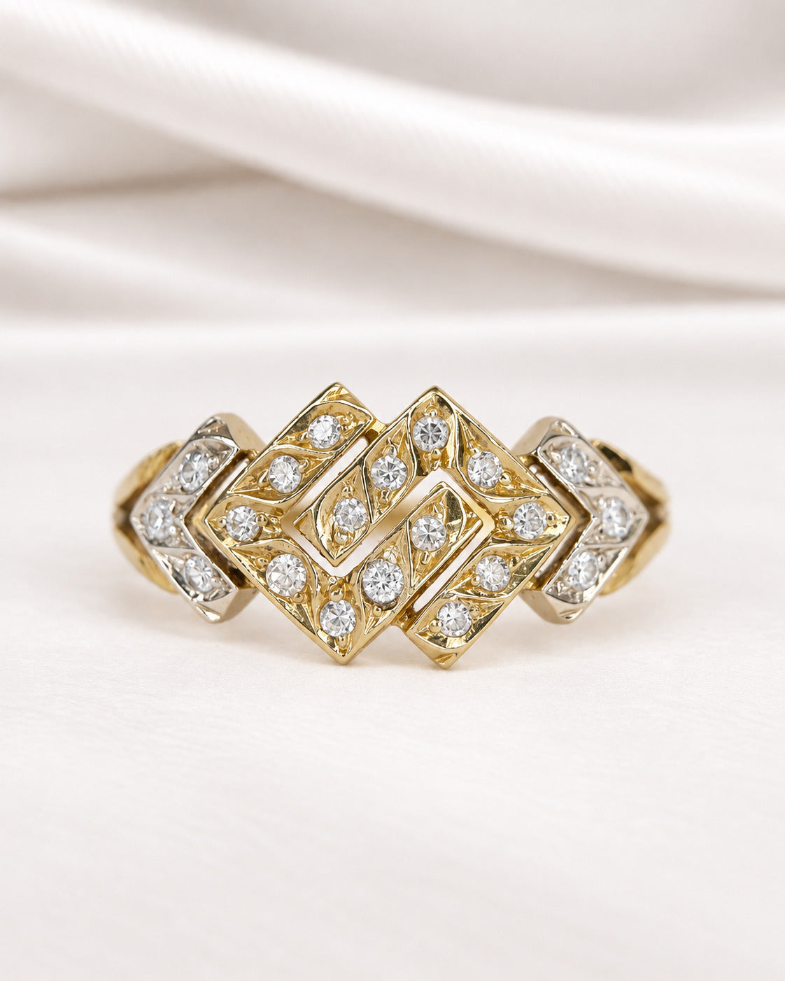 Anillo de banda con diamantes de 0,20 quilates «Isadora»