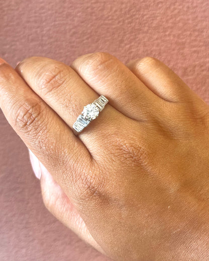 Bague Rivière Diamants 1.17 carat H/VS "Clélia"
