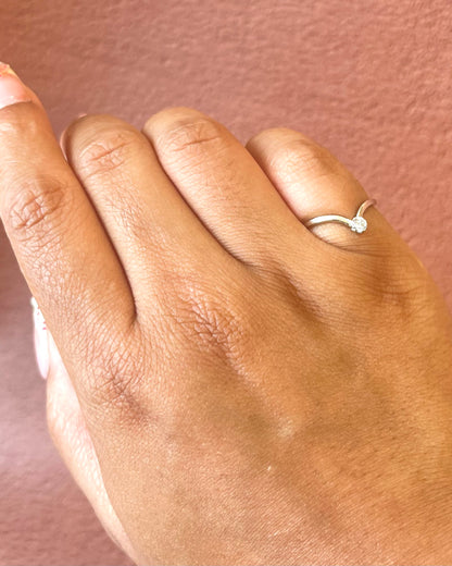“Elisa” Diamond Tiara Ring