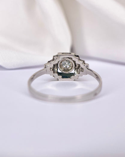 Bague Art-Déco Diamant "Lucien"