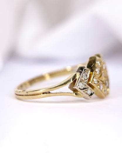 Anillo de banda con diamantes de 0,20 quilates «Isadora»