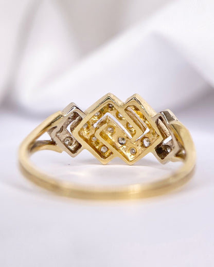 Anillo de banda con diamantes de 0,20 quilates «Isadora»