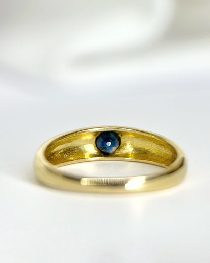Bague Jonc Saphir "Samy"