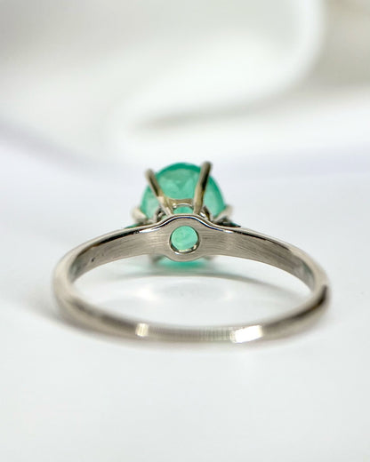 Bague Solitaire Émeraude 1.95 carat "Elina"