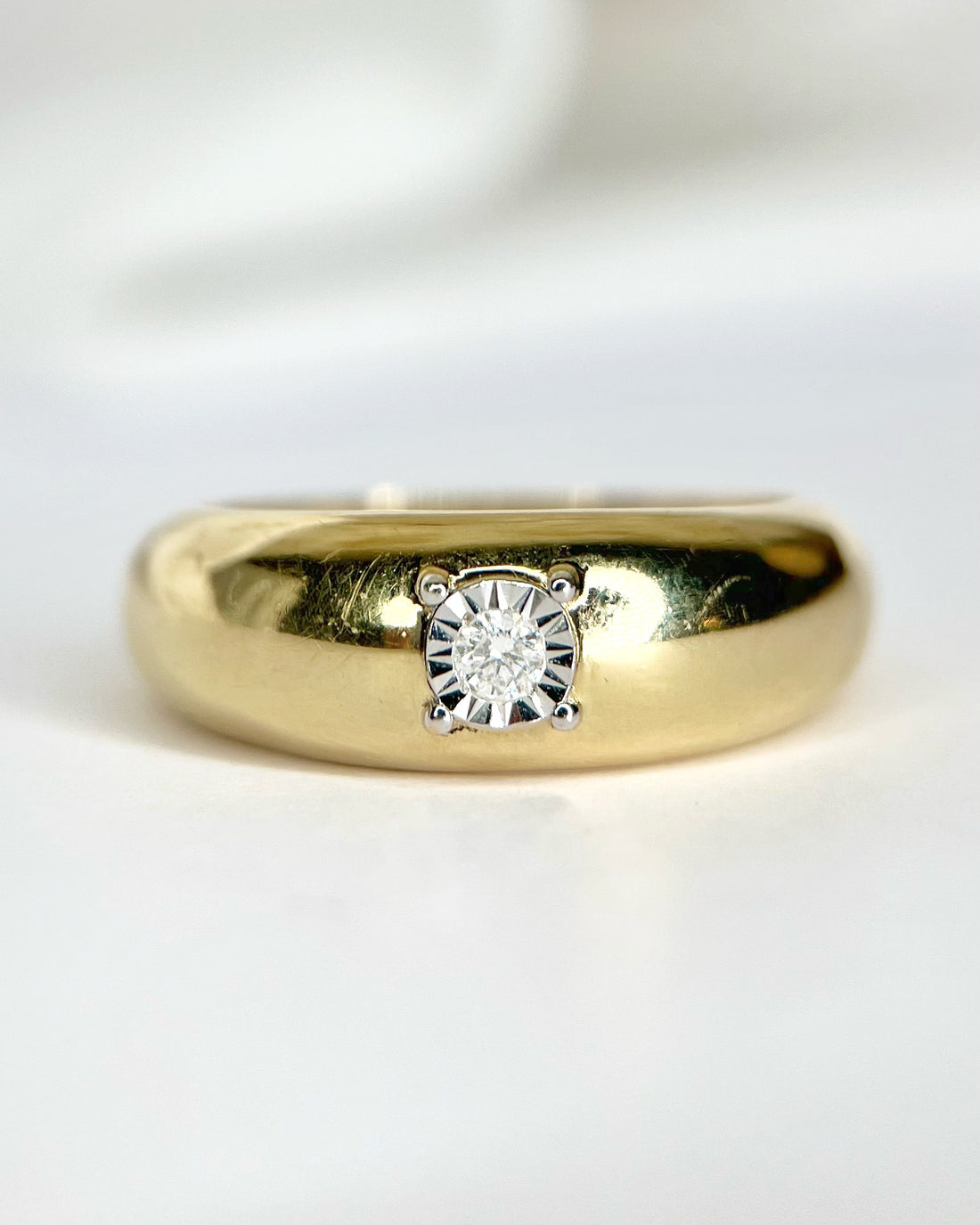 Bague Jonc Diamant "Clémentine"