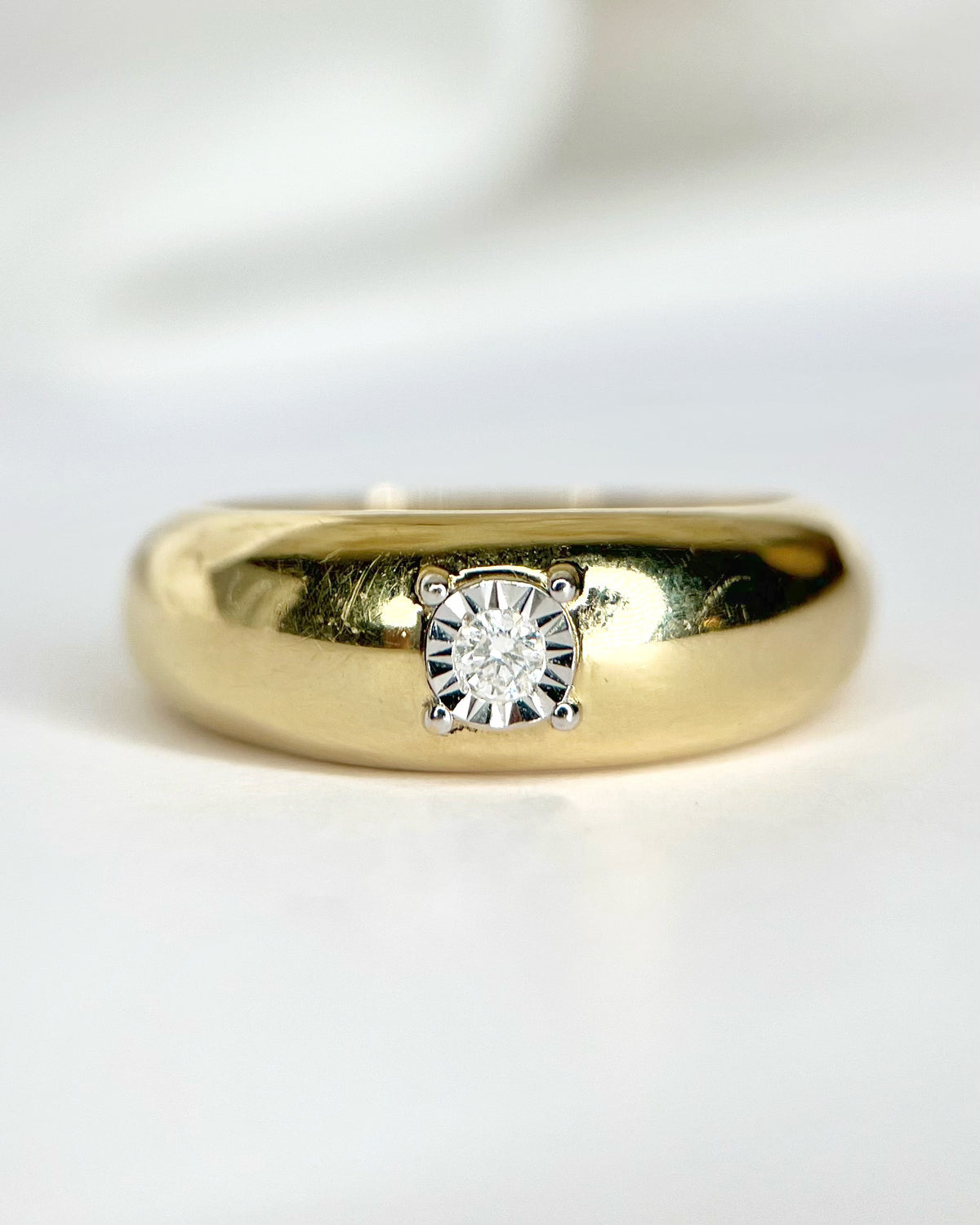 Bague Jonc Diamant "Clémentine"
