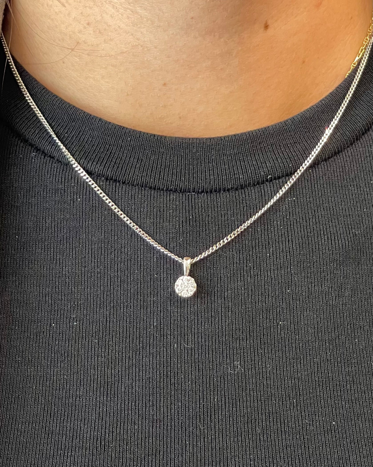 Colgante de diamantes «Dolorès»
