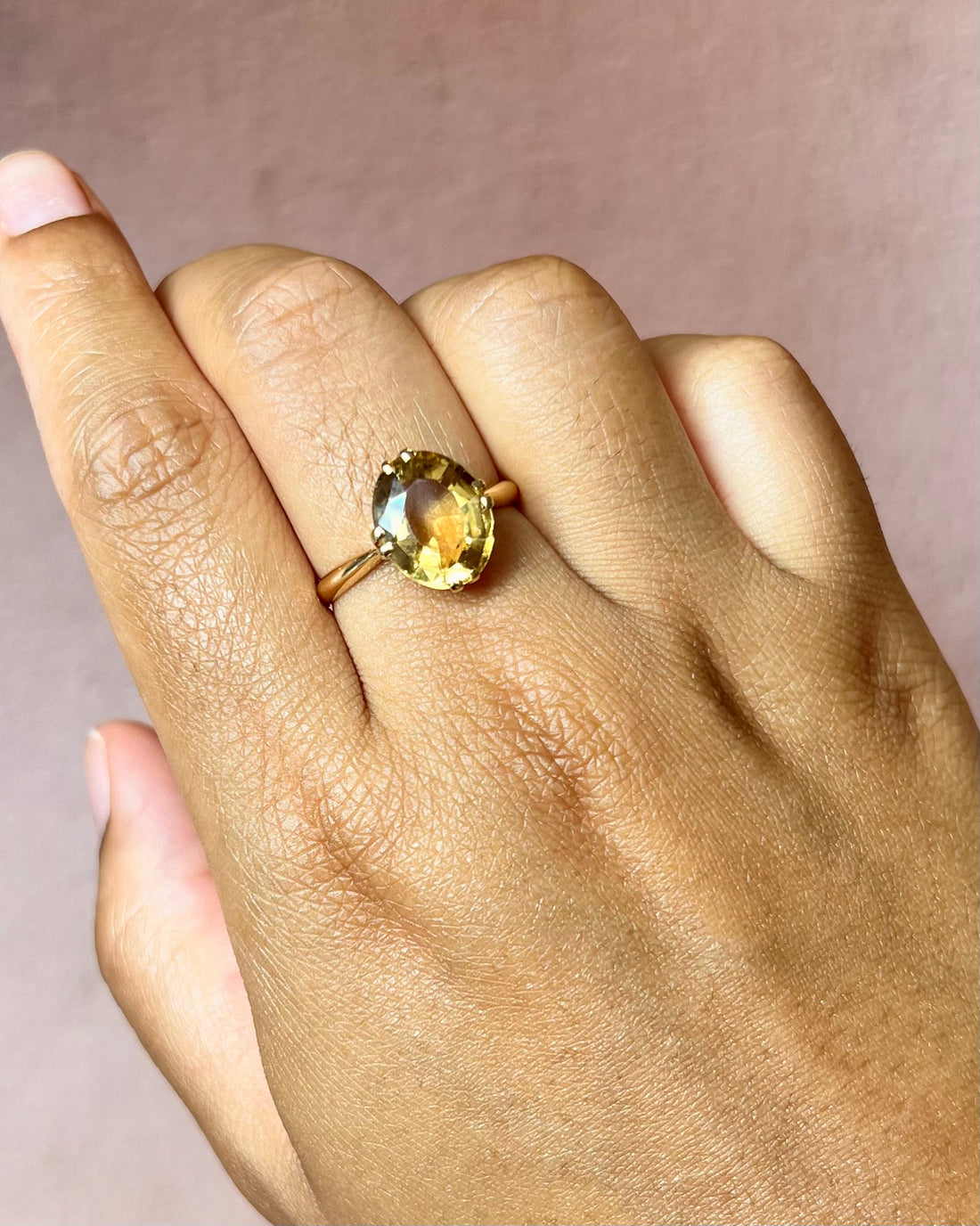 Bague Cocktail Citrine 5.40 carats "Albane"