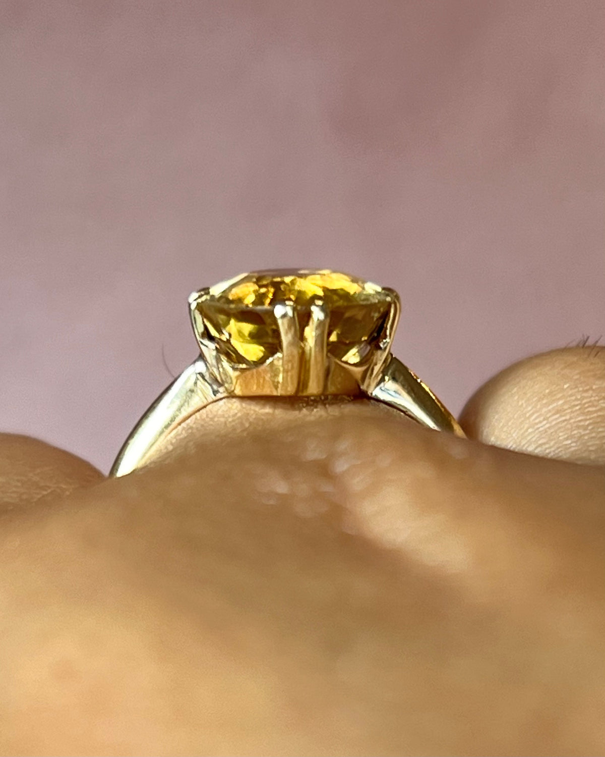 Bague Cocktail Citrine 5.40 carats "Albane"