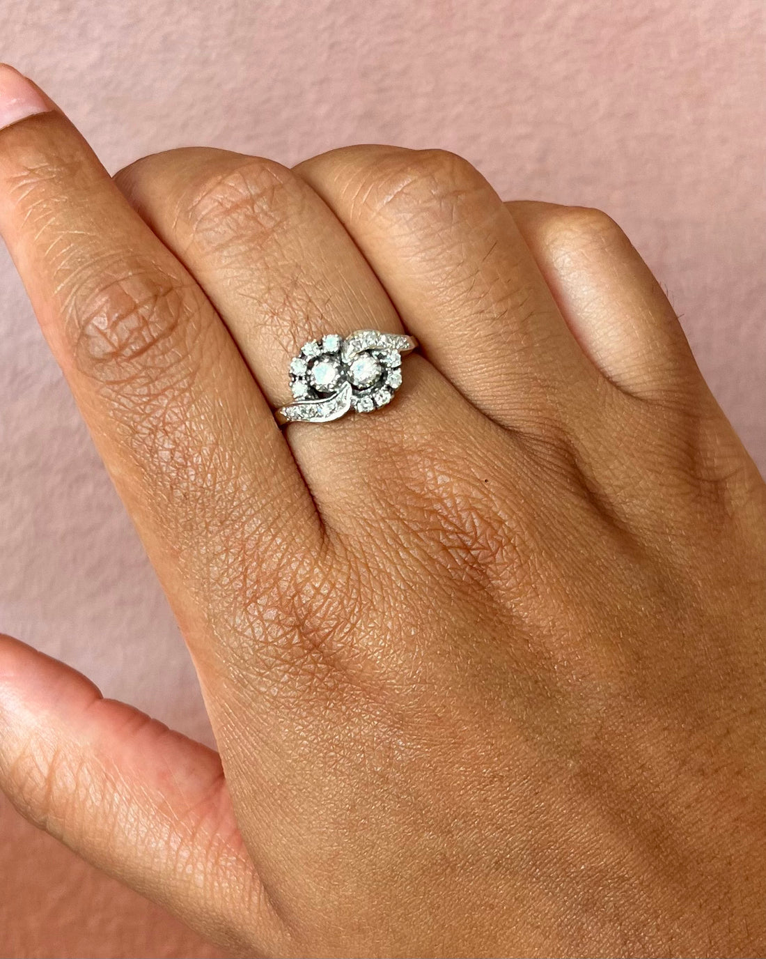 Art Deco Style Diamond Ring 0.44 carat "Kyllie"