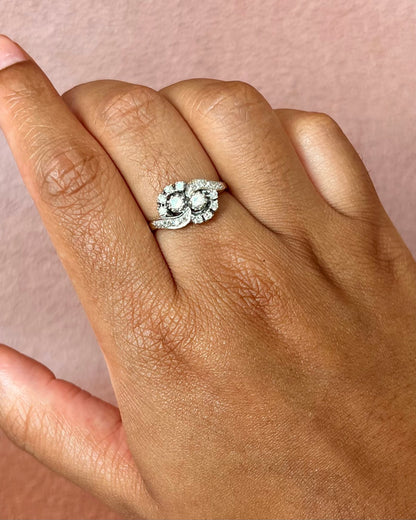Art Deco Style Diamond Ring 0.44 carat "Kyllie"