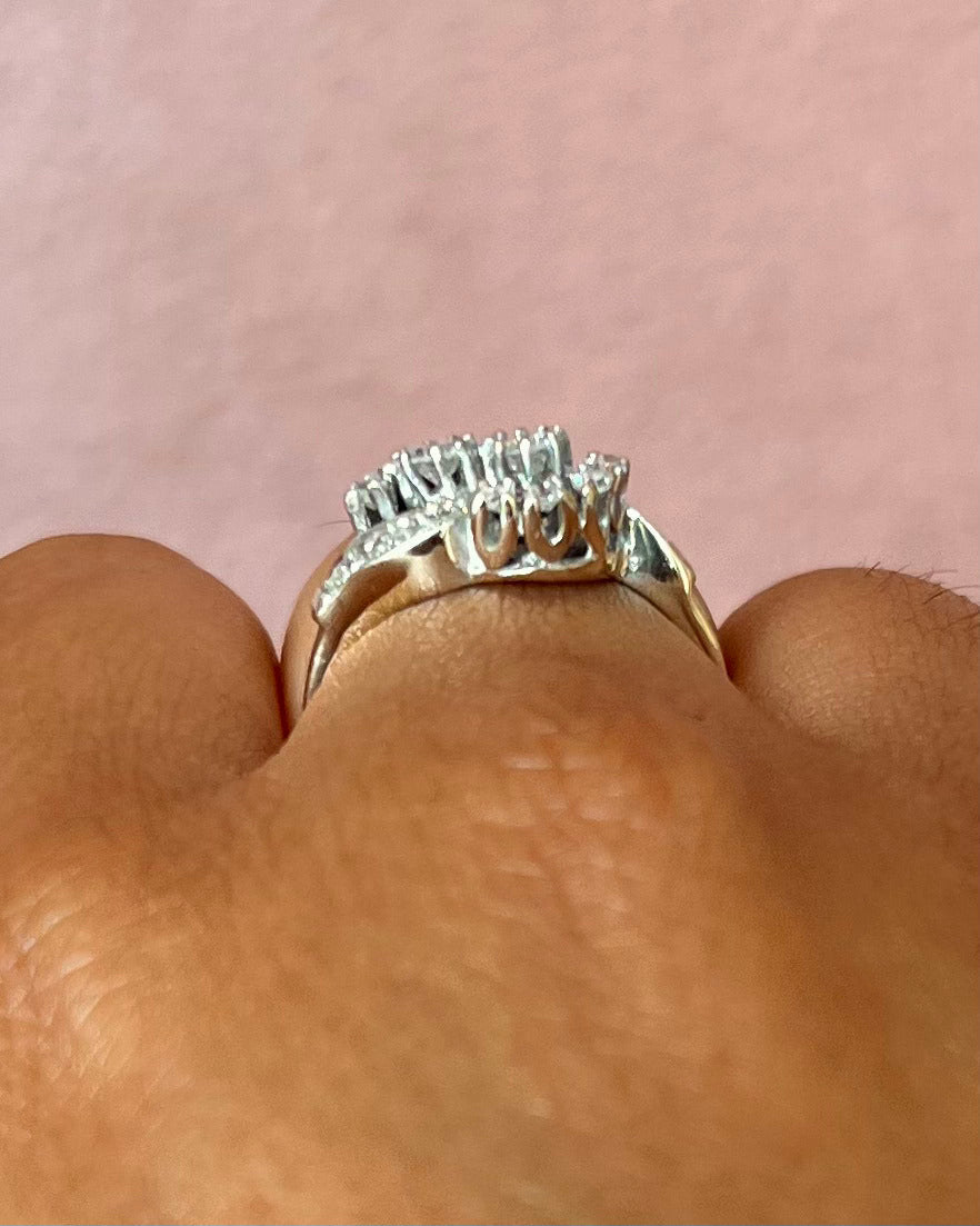 Art Deco Style Diamond Ring 0.44 carat "Kyllie"