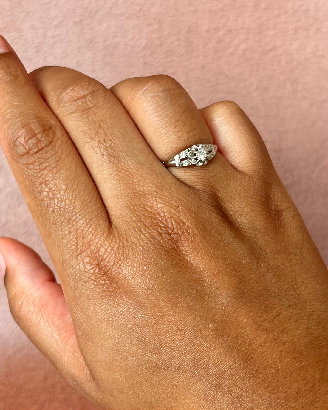Art Deco Diamond Ring "Cyrielle"