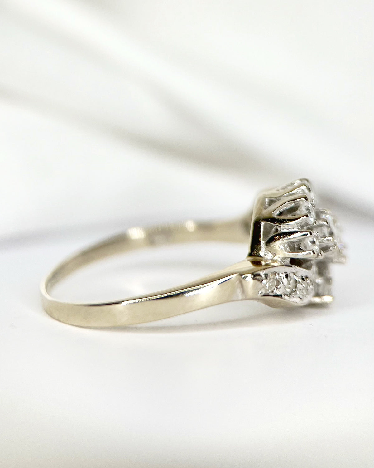 Art Deco Style Diamond Ring 0.44 carat "Kyllie"