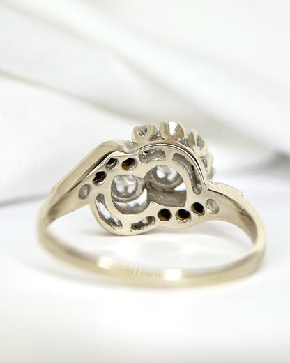 Art Deco Style Diamond Ring 0.44 carat "Kyllie"