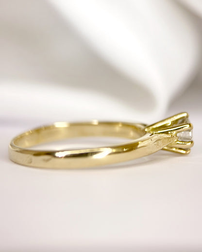 Anillo solitario de diamante de 0.35 quilates H/VS «Odile»