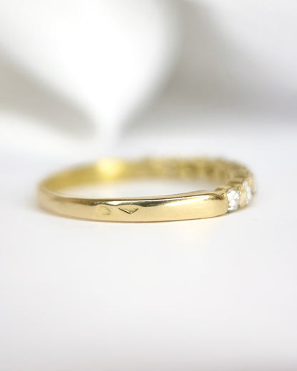 0.45-carat "Talia" diamond half-band ring
