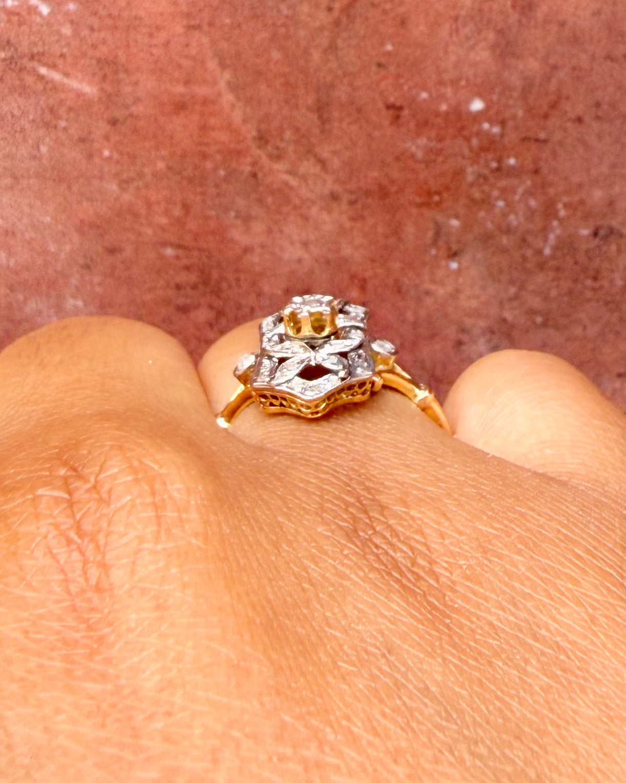 Art Deco Diamond Ring “Ariette”