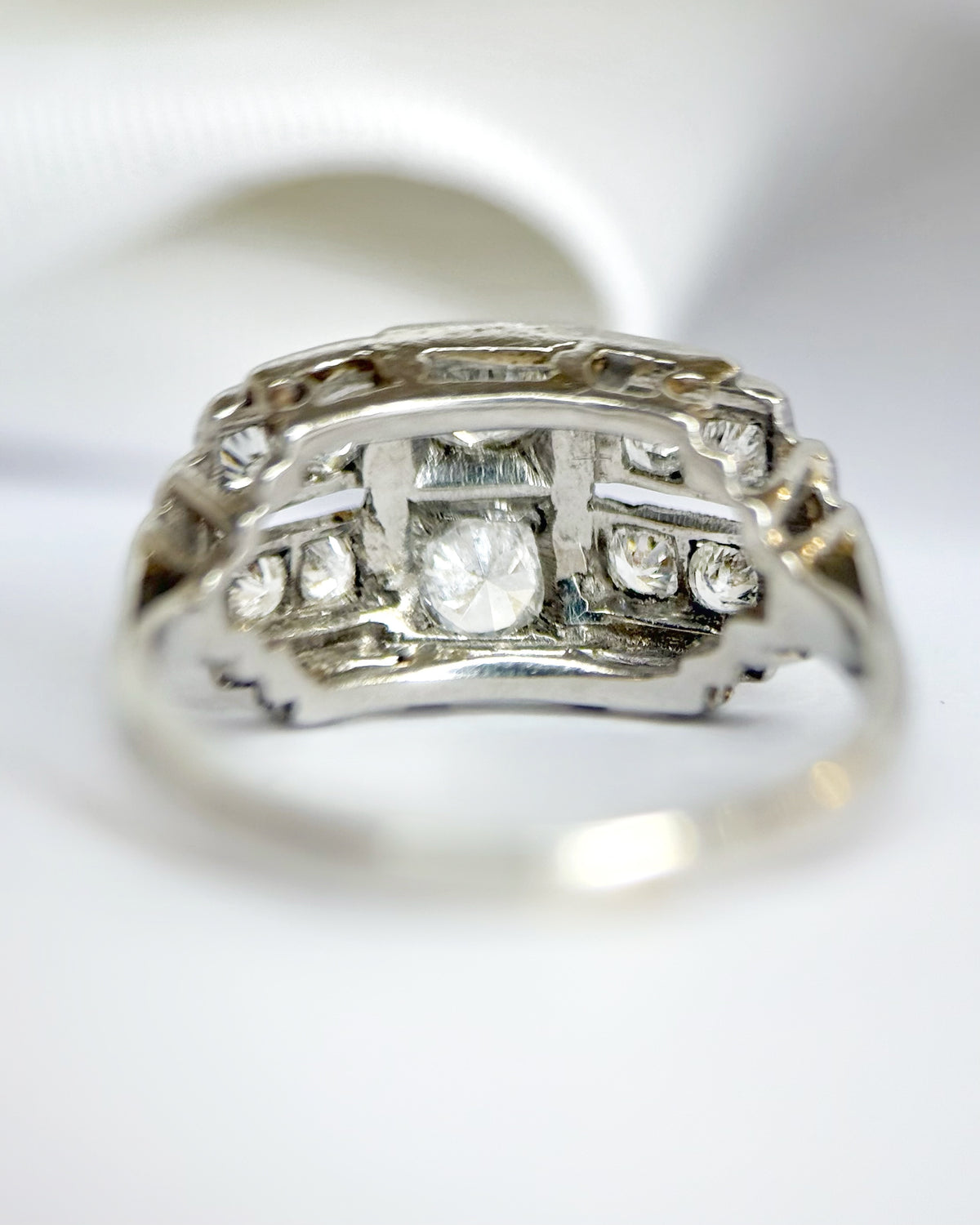 Art Deco diamond ring 0.58 carat "Bérénice"