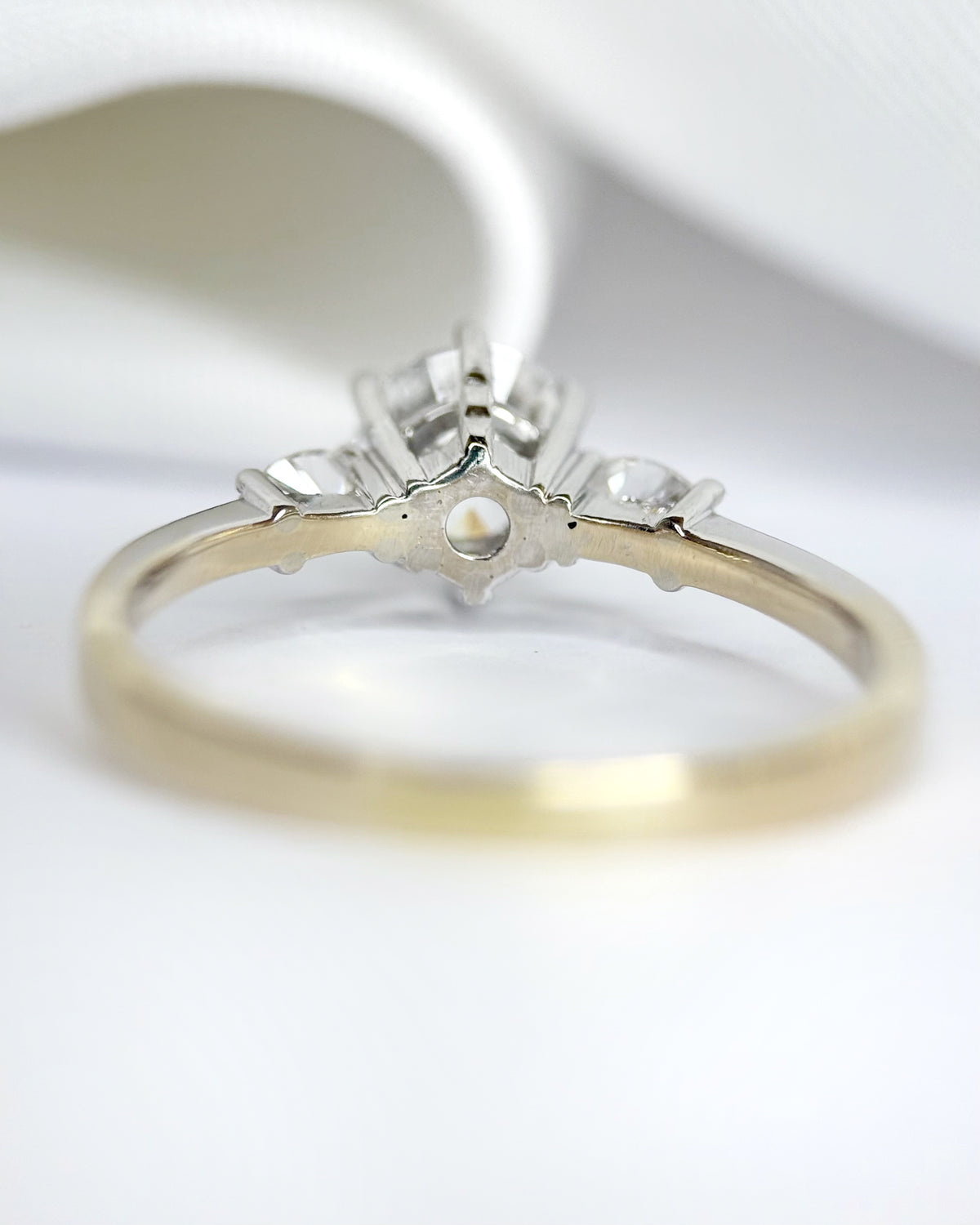 Bague Trilogie Diamants 0.97 carat F/VVS "Henriette"