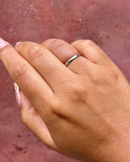 2.3mm Platinum Ring "Eloi"