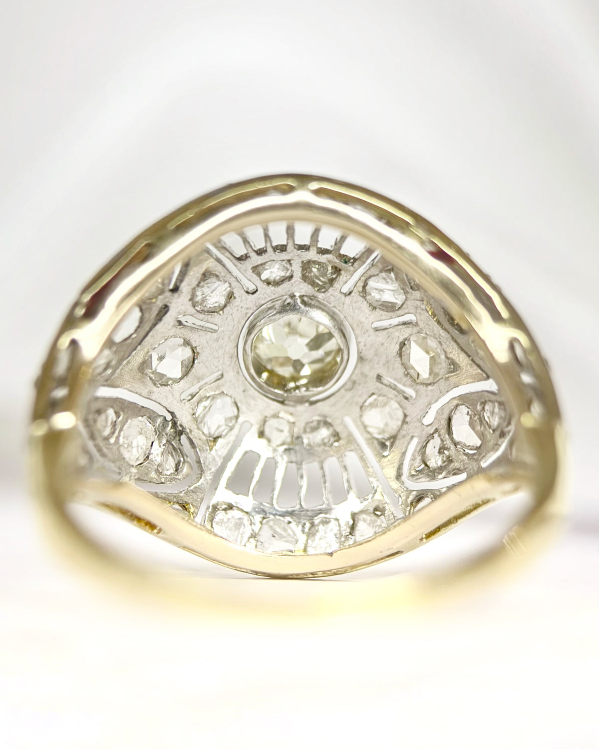 Bague Art-Déco Diamants 0.87 carat "Zeya"