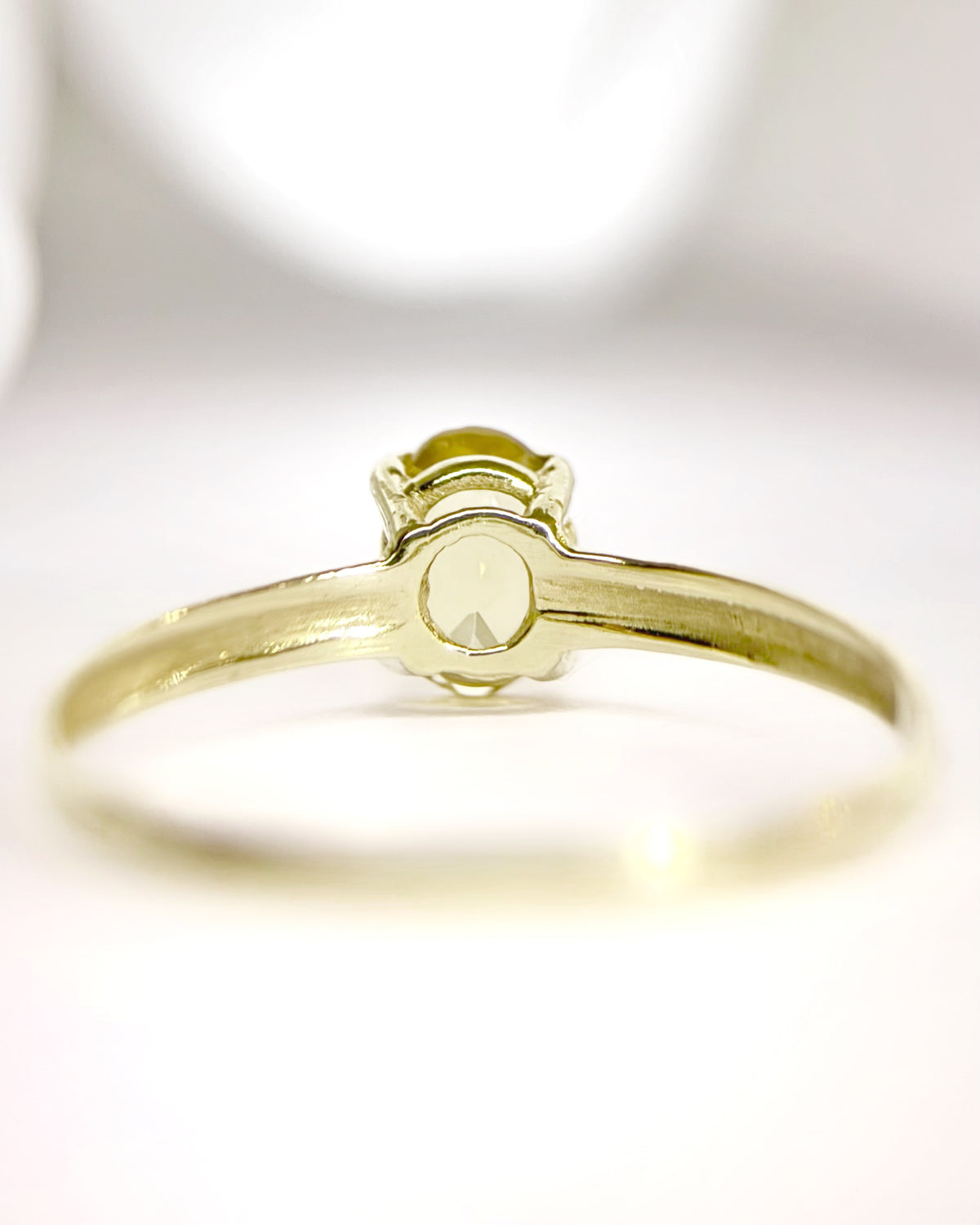 Citrine solitaire ring "Aline"