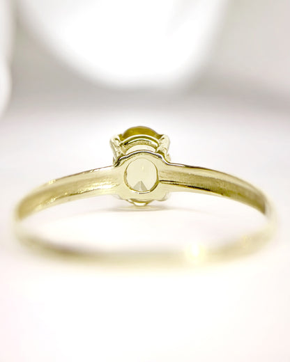 Citrine solitaire ring "Aline"