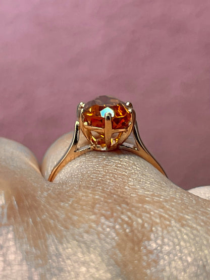 Anillo de cóctel de citrino de 2.35 quilates "Léandre"
