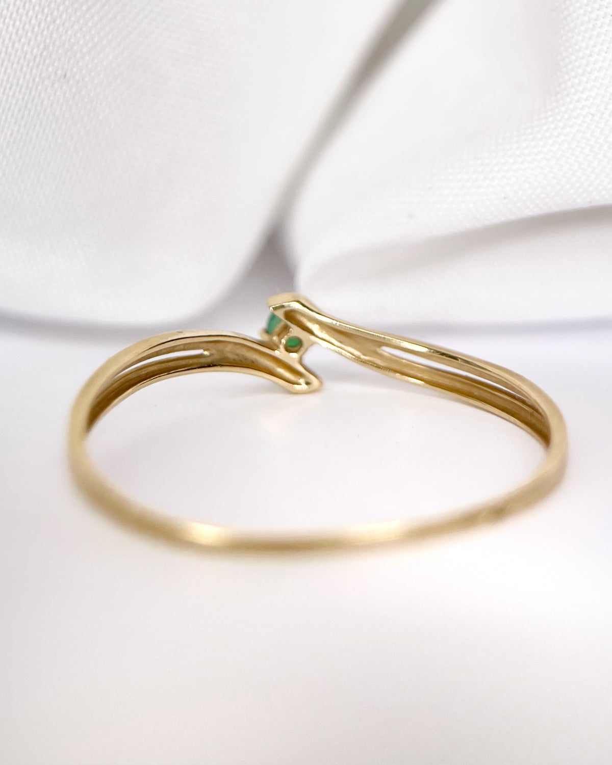 Anillo solitario Esmeralda «Sylvia»