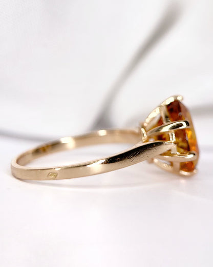 Anillo de cóctel de citrino de 2.35 quilates "Léandre"